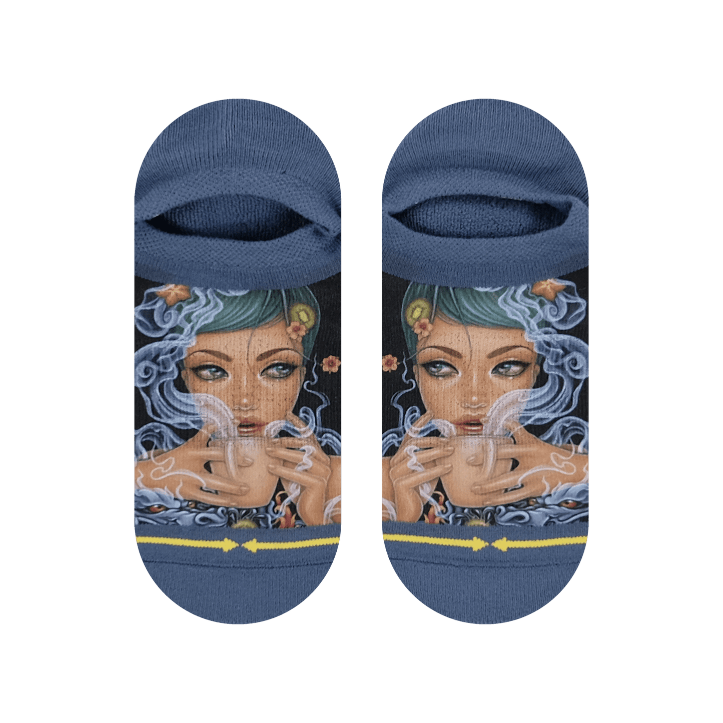 Umijoo Dragon Tea No Show Socks