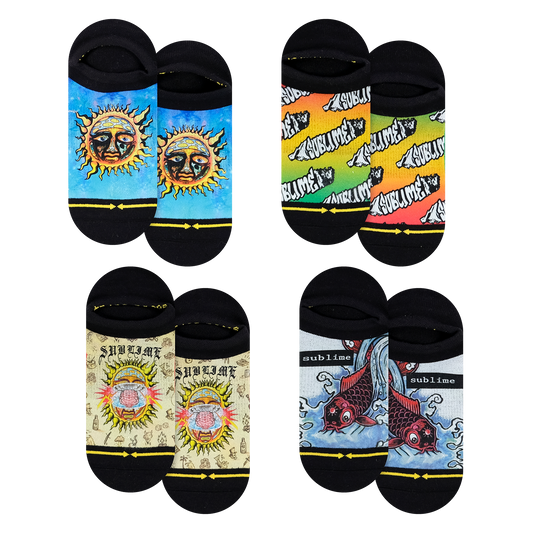 Sublime No Show Socks 4-Pack