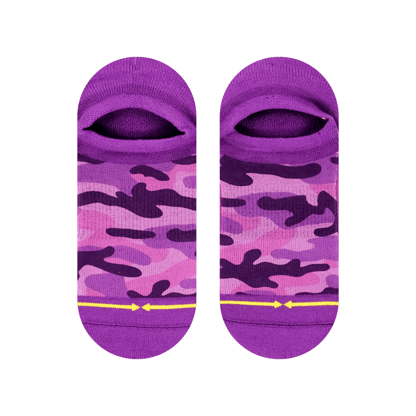 Pink Camo No Show Socks