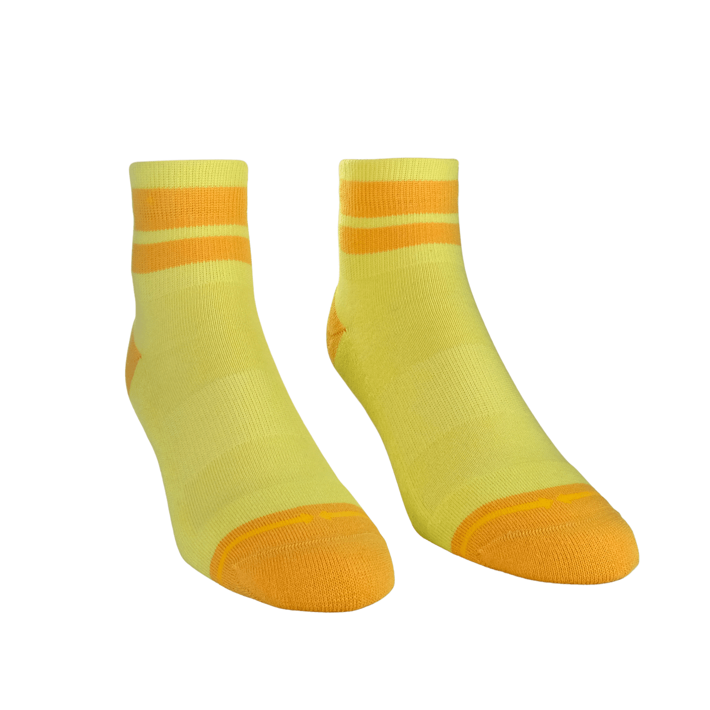 Organic Cotton Butter/Orange Quarter Crew Socks