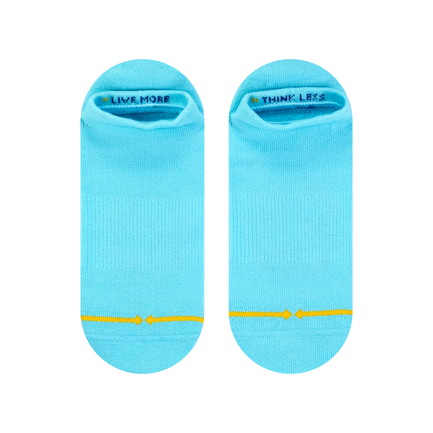 Rainbow Organic Cotton No Show Socks 6-Pack