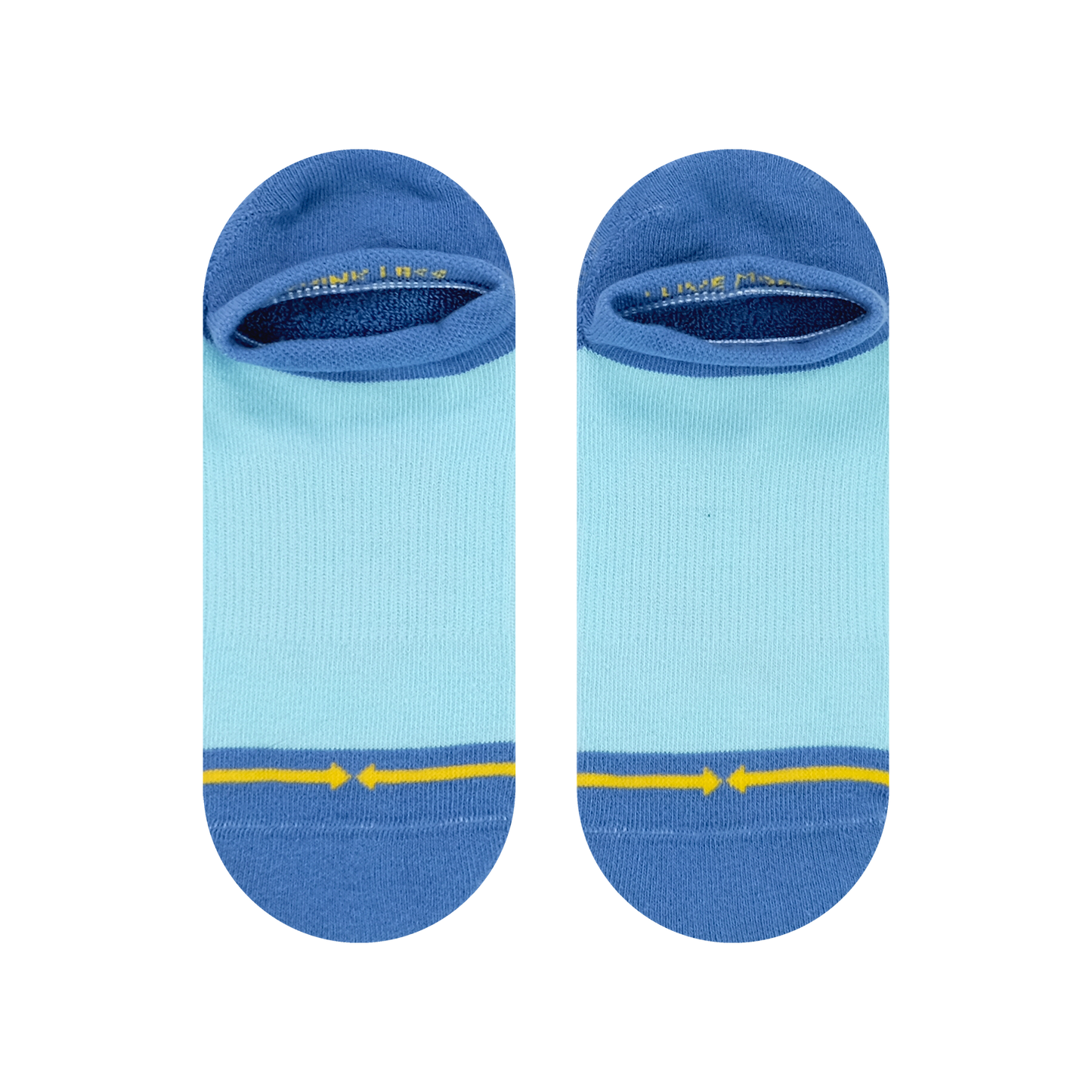 Rainbow Organic Cotton No Show Socks 5-Pack