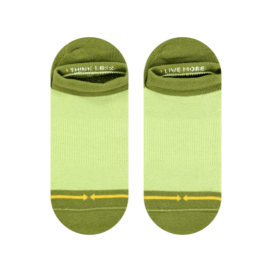 Olive Organic Cotton No Show Socks