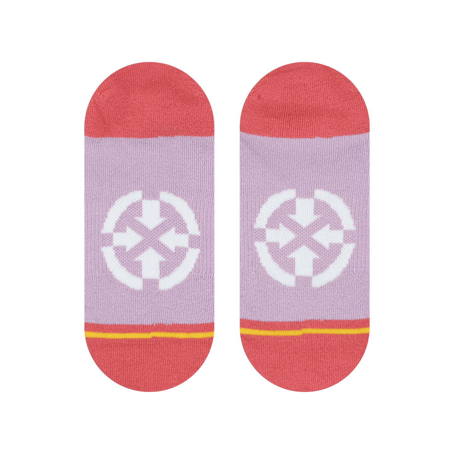 Rose Organic Cotton No Show Socks