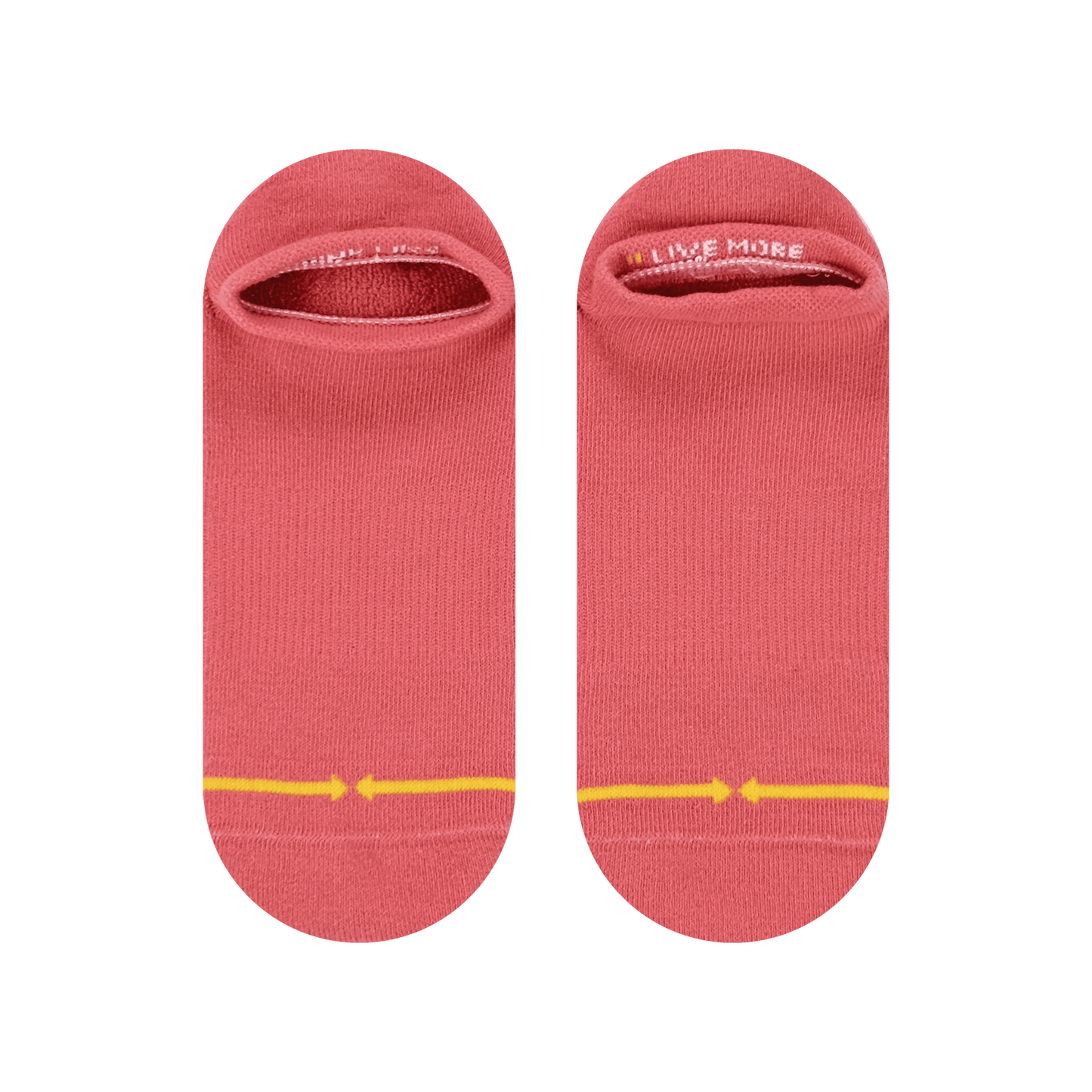 Rose Organic Cotton No Show Socks