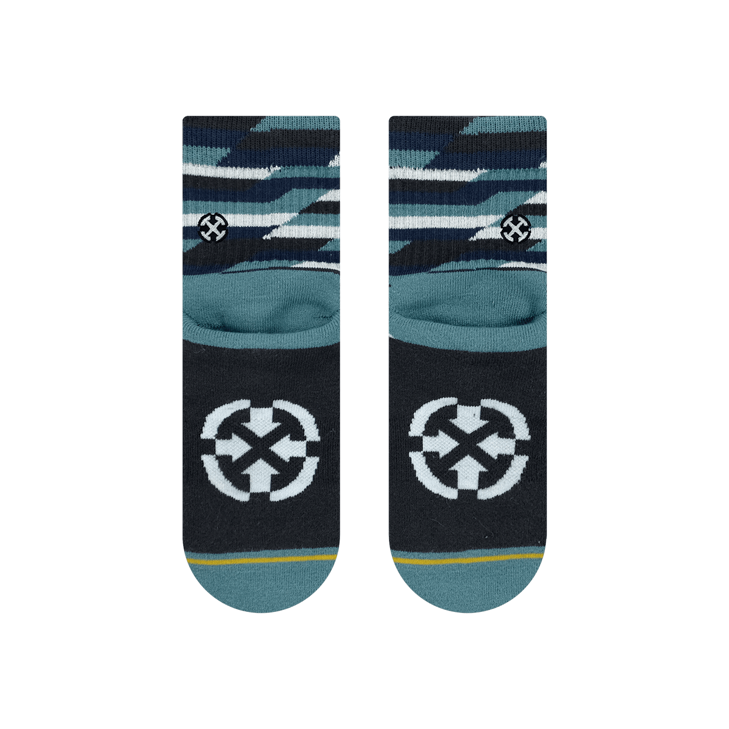 Trekker Quarter Crew Socks Blue