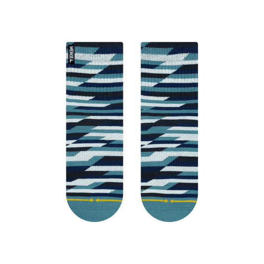 Trekker Quarter Crew Socks Blue