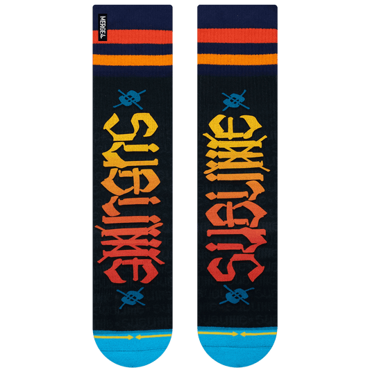 Sublime Chaz Tag Colorful Tall Socks