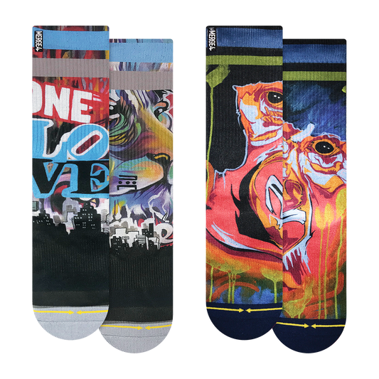 Taylor Reinhold One Love Crew Sock 2-Pack