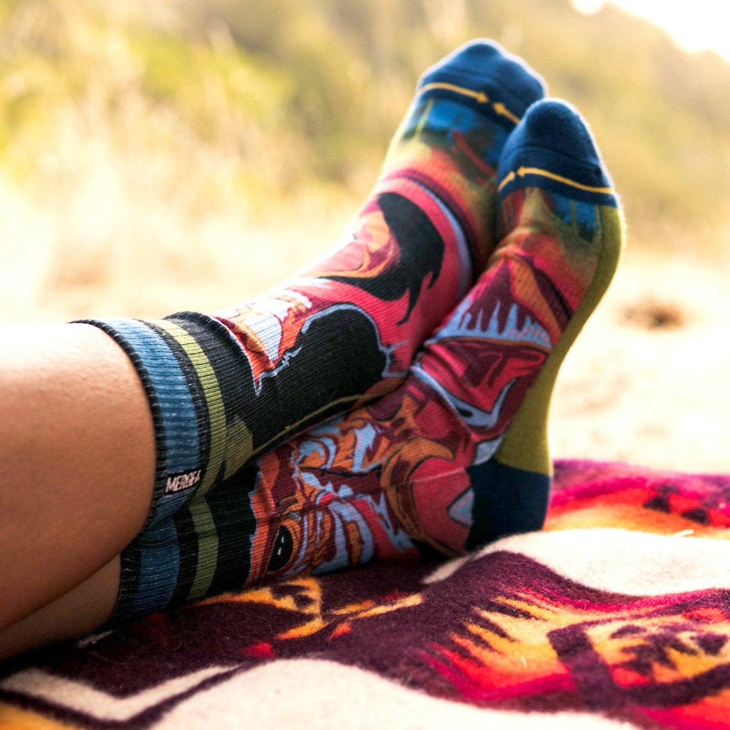 Taylor Reinhold Gorilla Graffiti Crew Socks