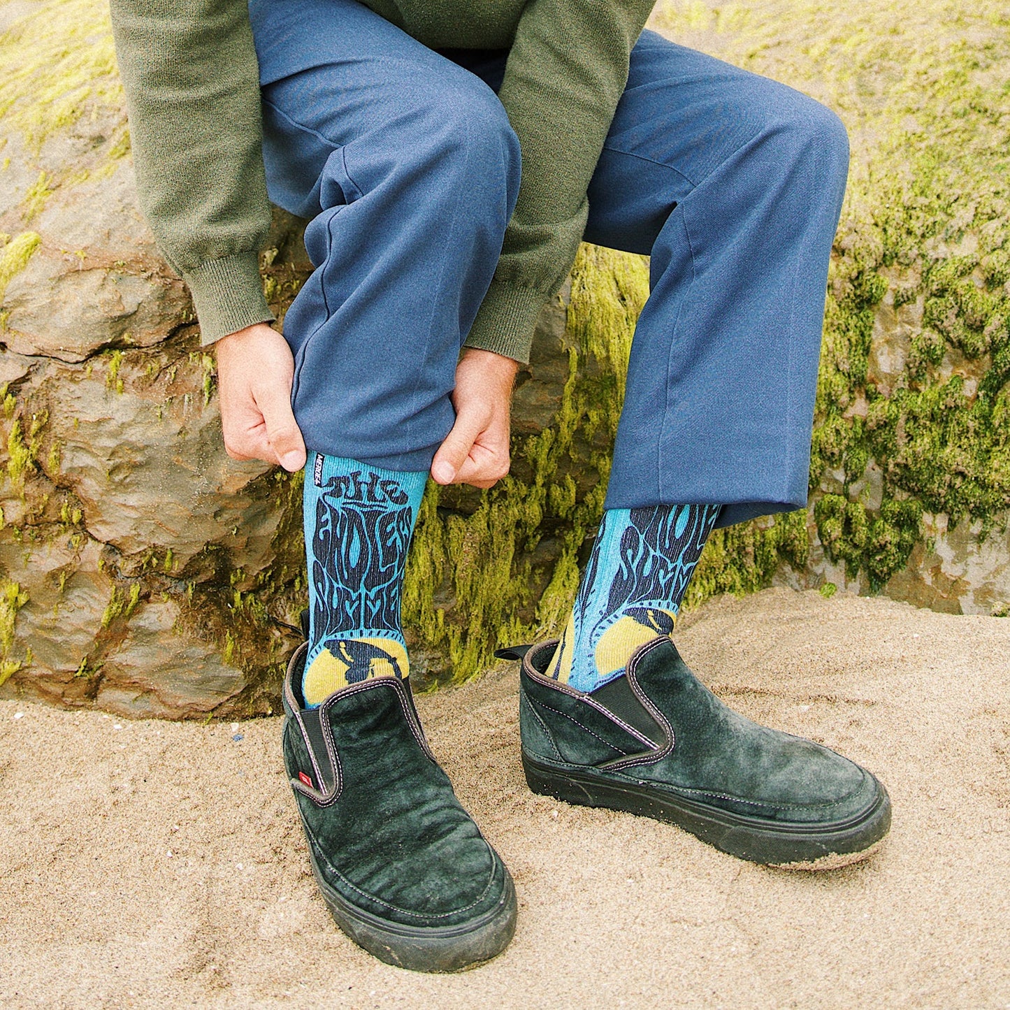 The Endless Summer Surfboard Crew Socks