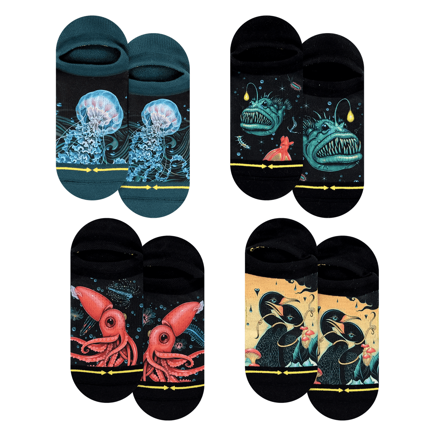Umijoo No Show Sock 4-Pack