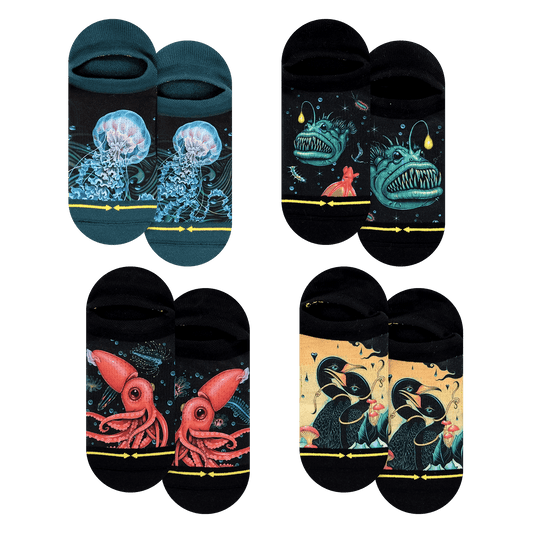 Umijoo No Show Sock 4-Pack