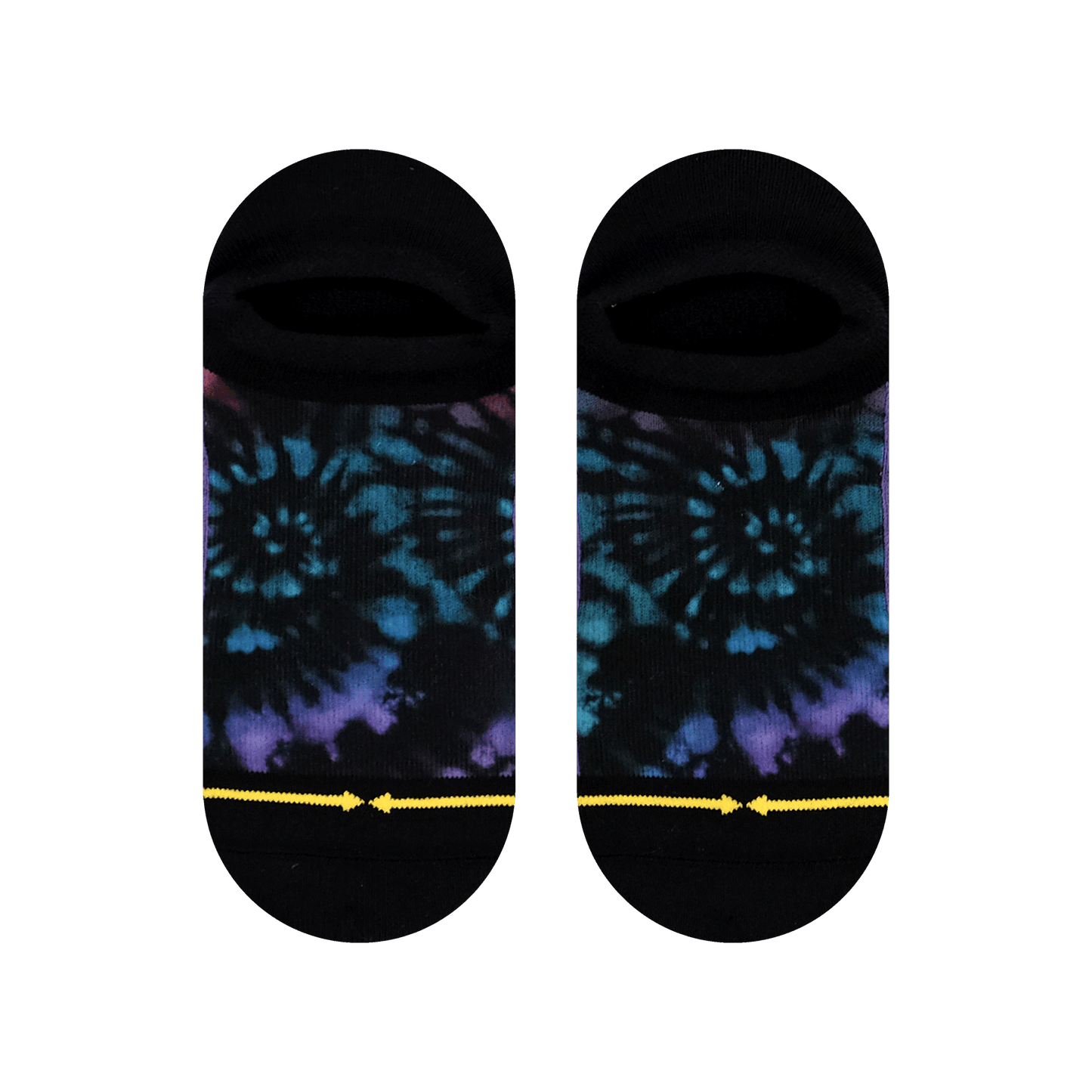 Far Out Tie Dye No Show Socks