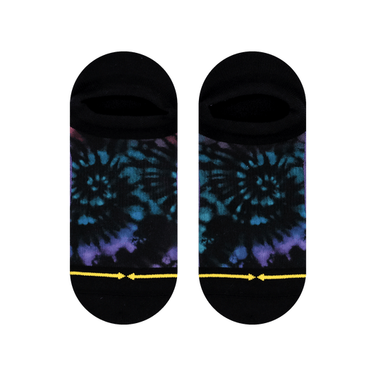 Far Out Tie Dye No Show Socks