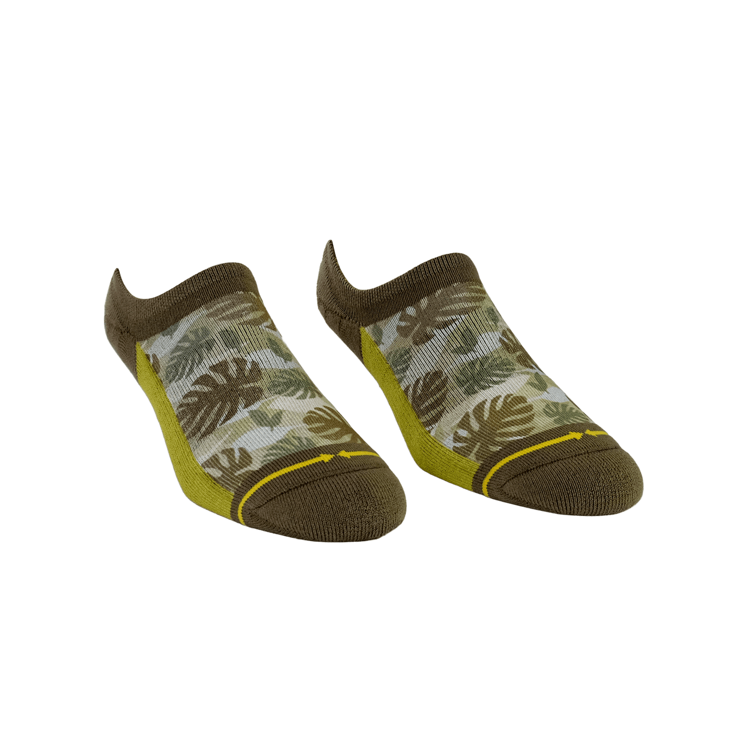 Maia Negre Camo No Show Socks