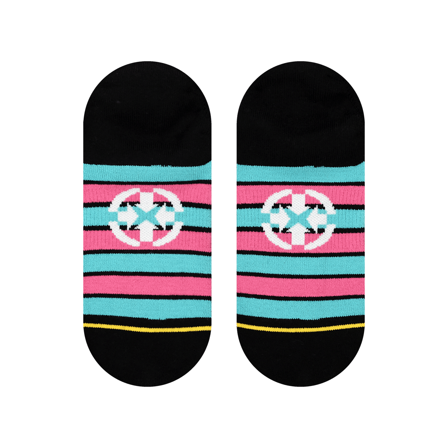 Slidertown The Point Pinkburst No Show Socks