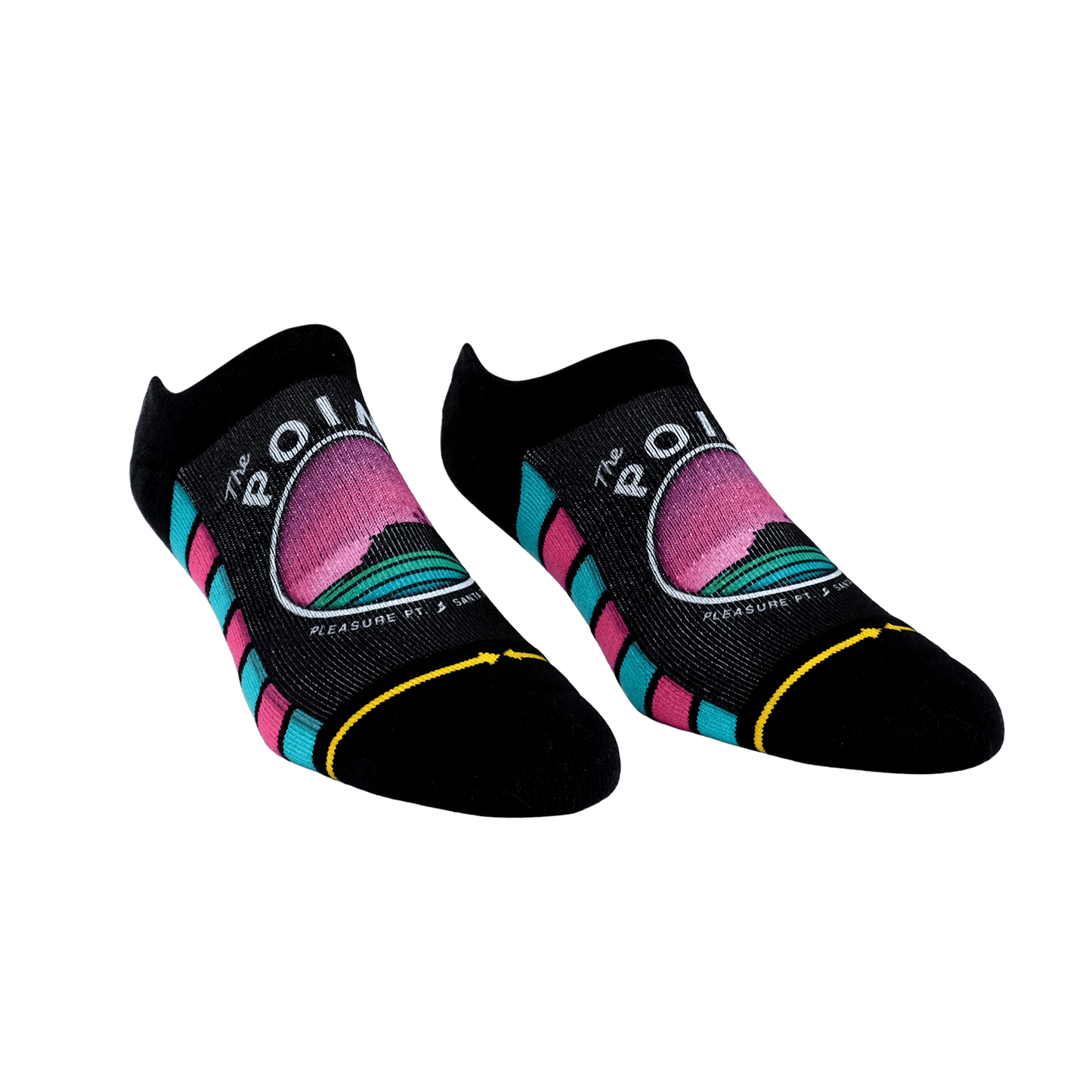 Slidertown The Point Pinkburst No Show Socks