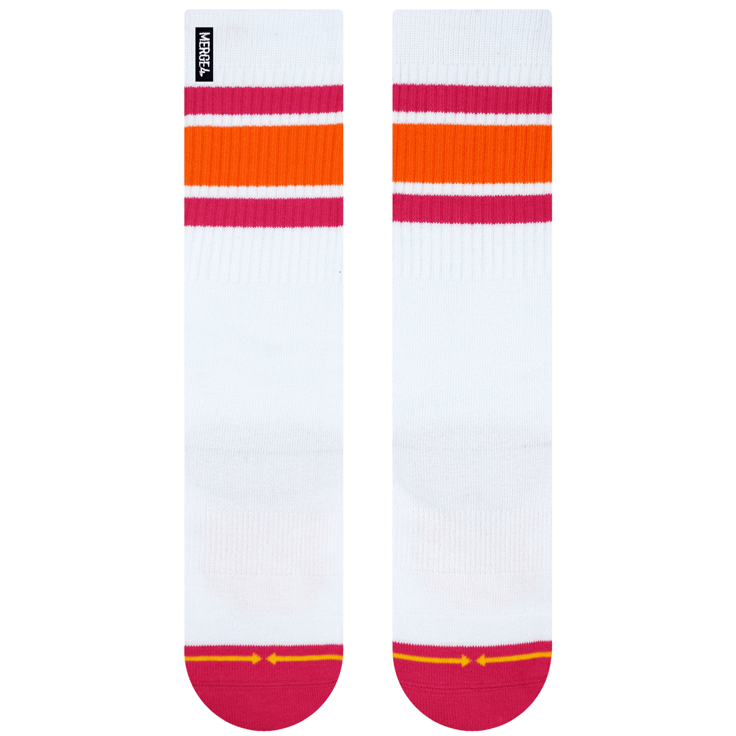 Organic Cotton Haven Pink Tall Tube Socks From MERGE4