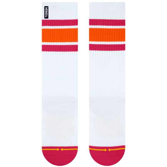 Organic Cotton Haven Pink Tall Tube Socks From MERGE4