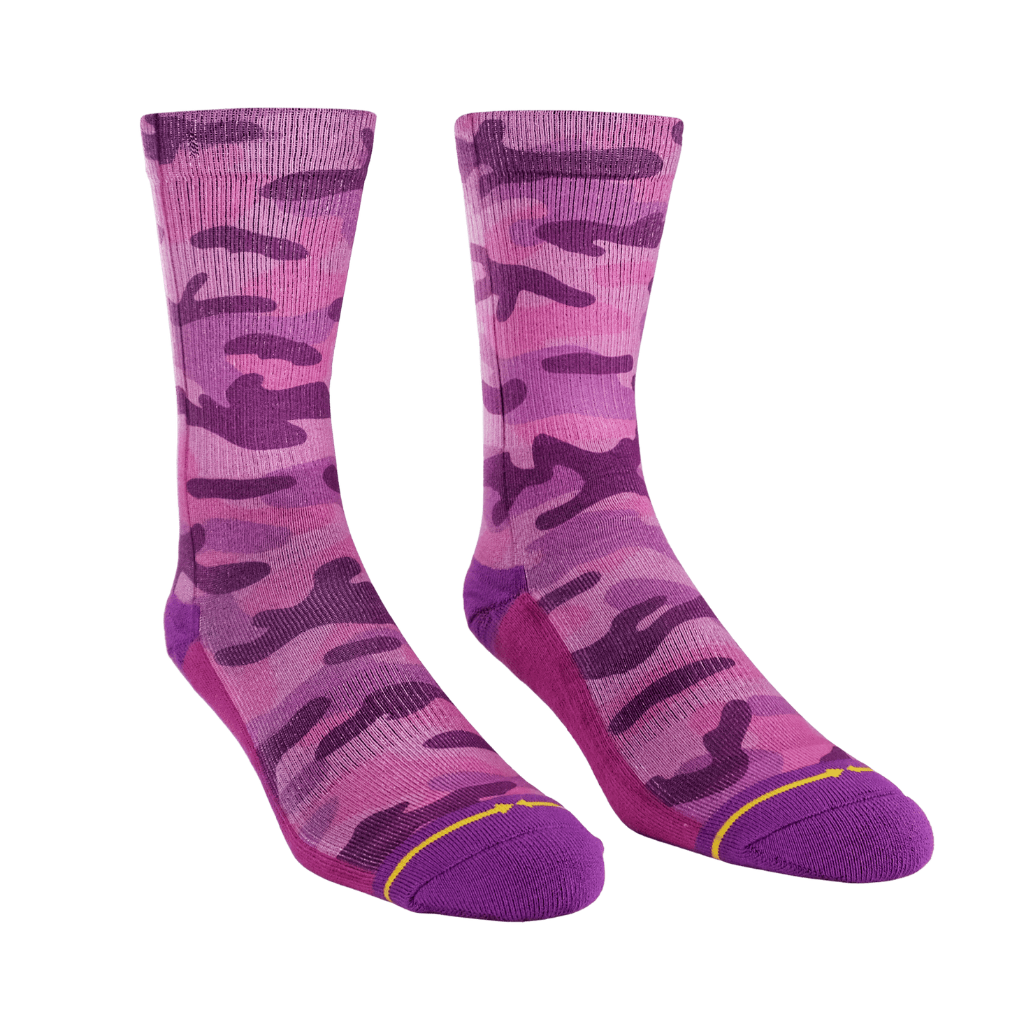 Pink Camo Crew Sock