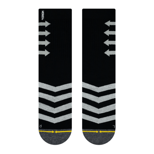 Performance Black Crew Socks