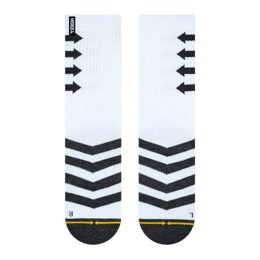 Performance White Crew Socks