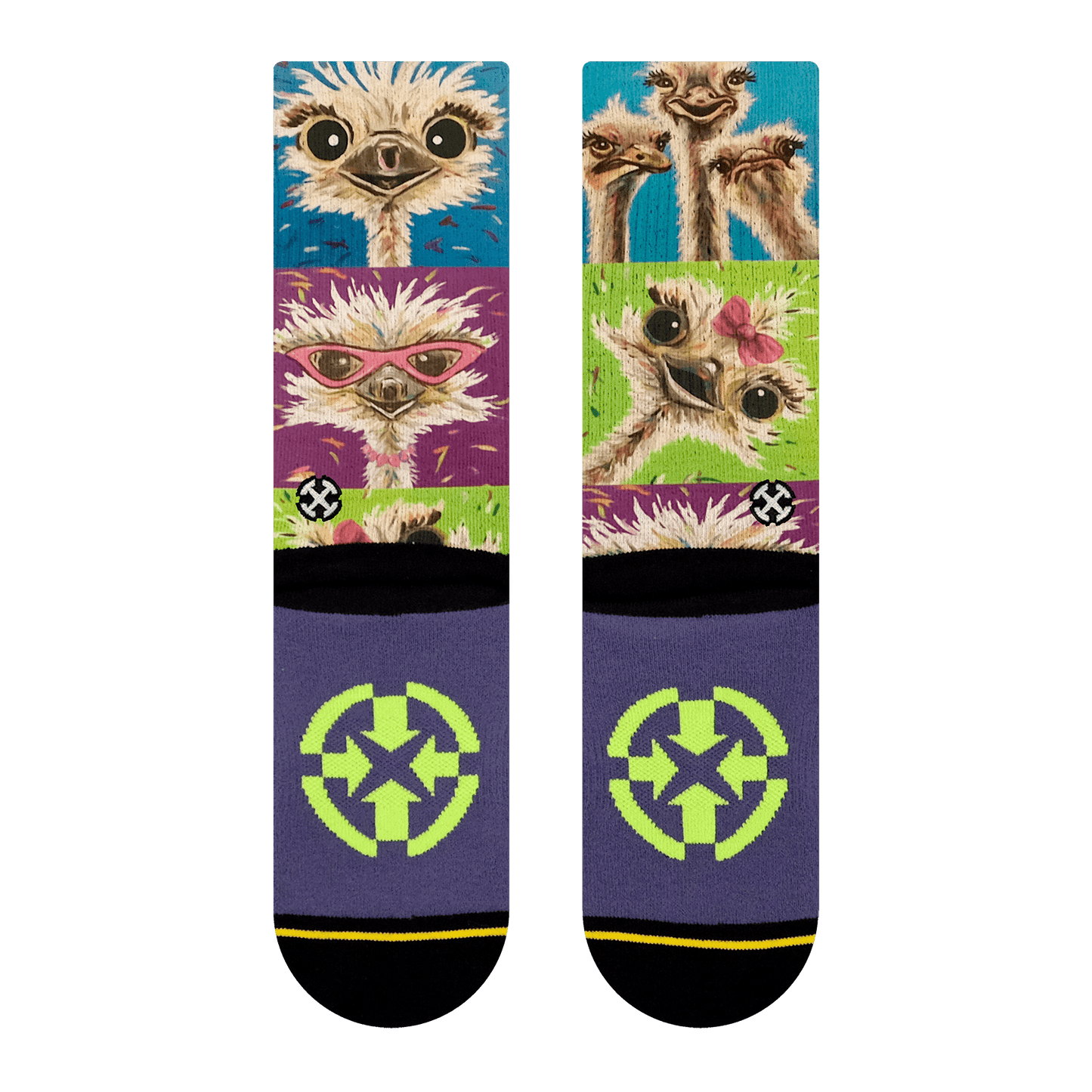 Lee Keller Ostrich Crew Socks