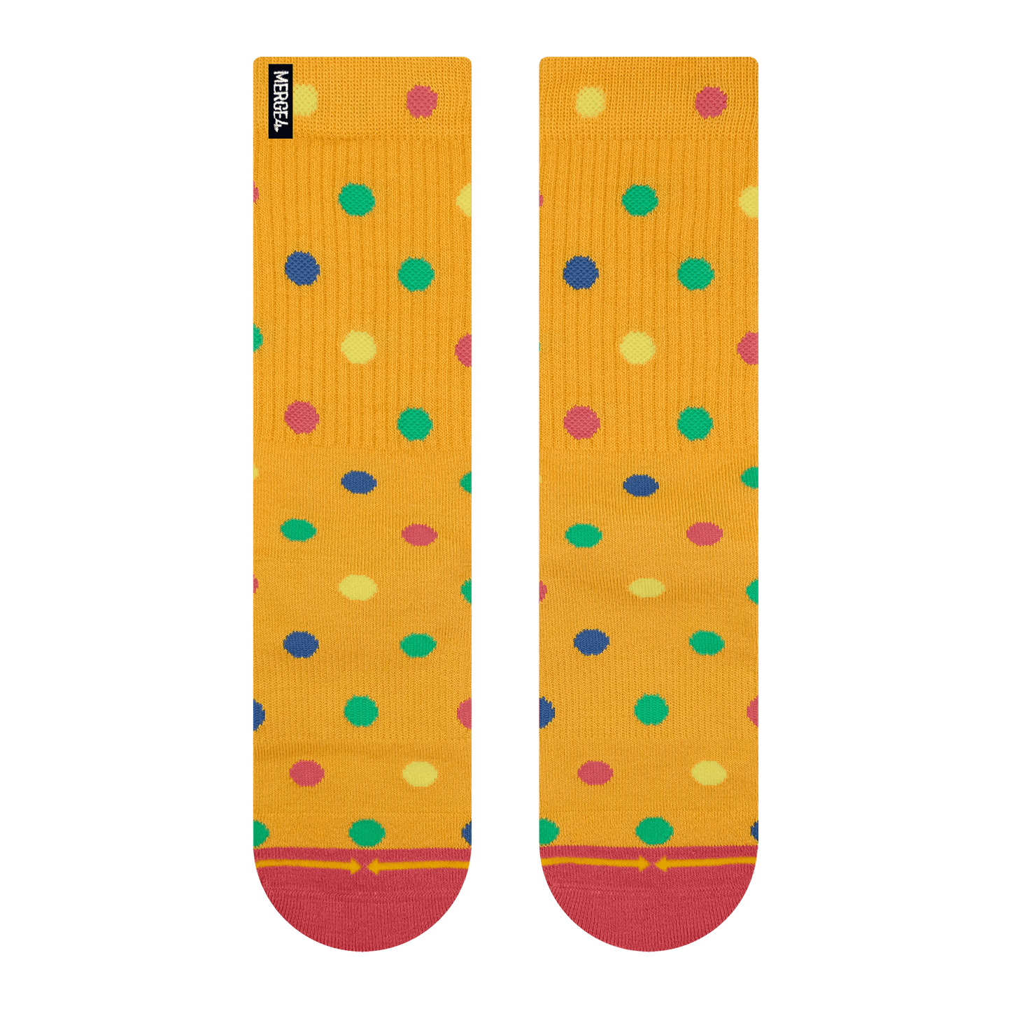 Bamboo Polka Dot Crew Socks 3 Pack -  by Spidey DeMontrond