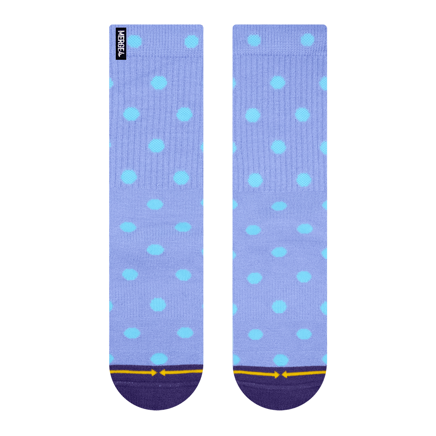 Bamboo Polka Dot Crew Socks 3 Pack -  by Spidey DeMontrond