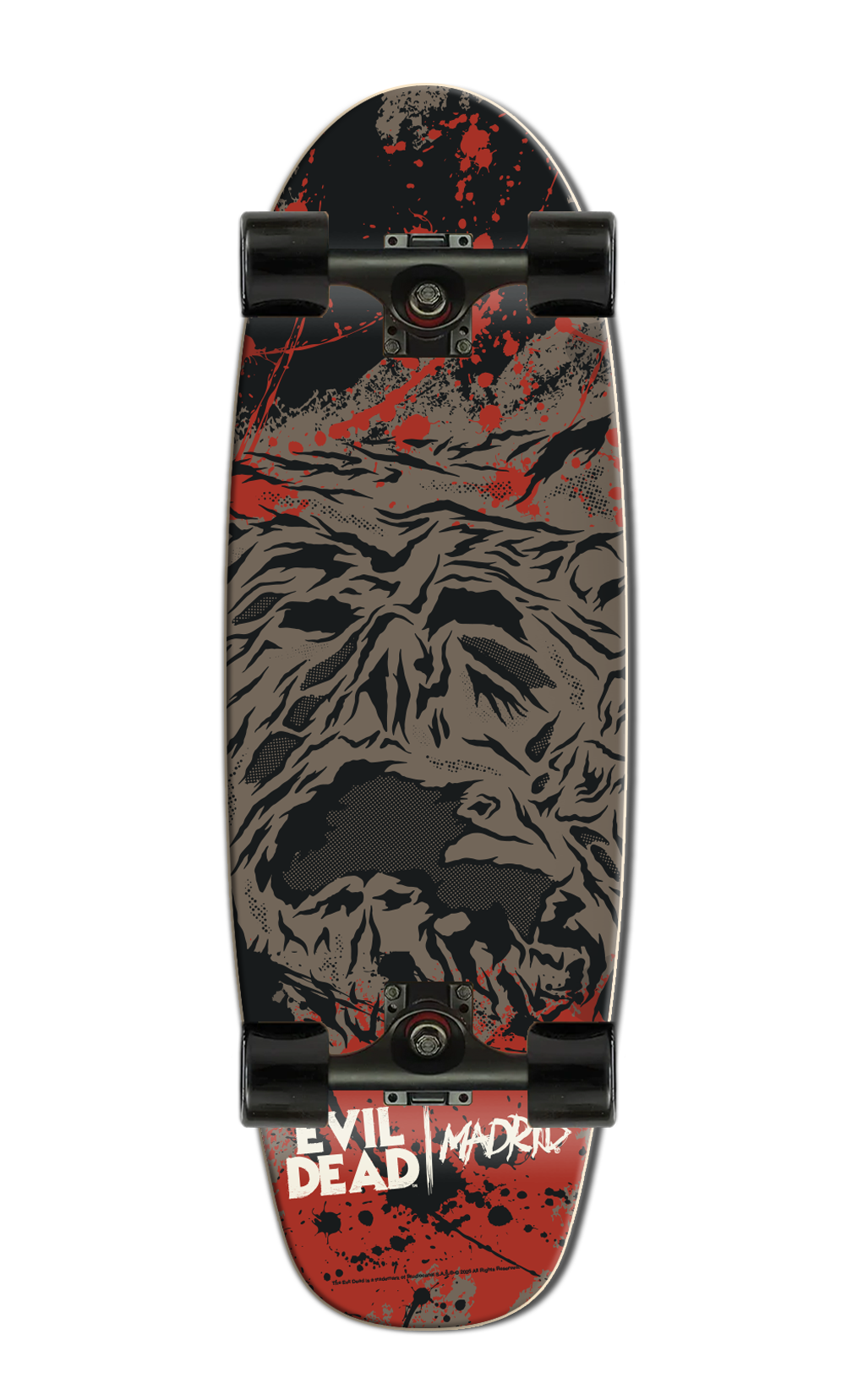 The Evil Dead X Madrid 45th Anniversary Necrocruiser 9" Complete Skateboard