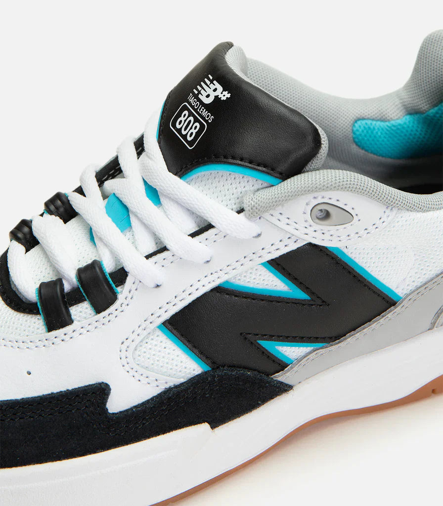 New Balance Shoes Numeric Tiago Lemos 808 - White/Black - Bow Shock Marketplace