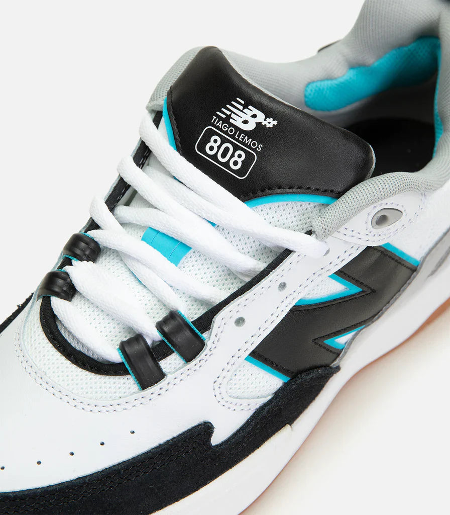 New Balance Shoes Numeric Tiago Lemos 808 - White/Black - Bow Shock Marketplace