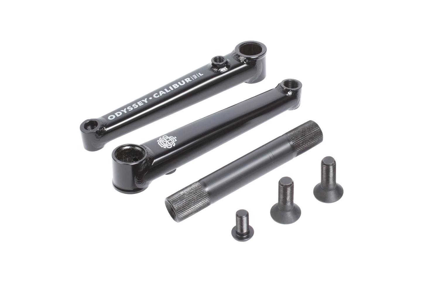 Odyssey BMX Calibur V2 Cranks 165mm - Rust Proof Black