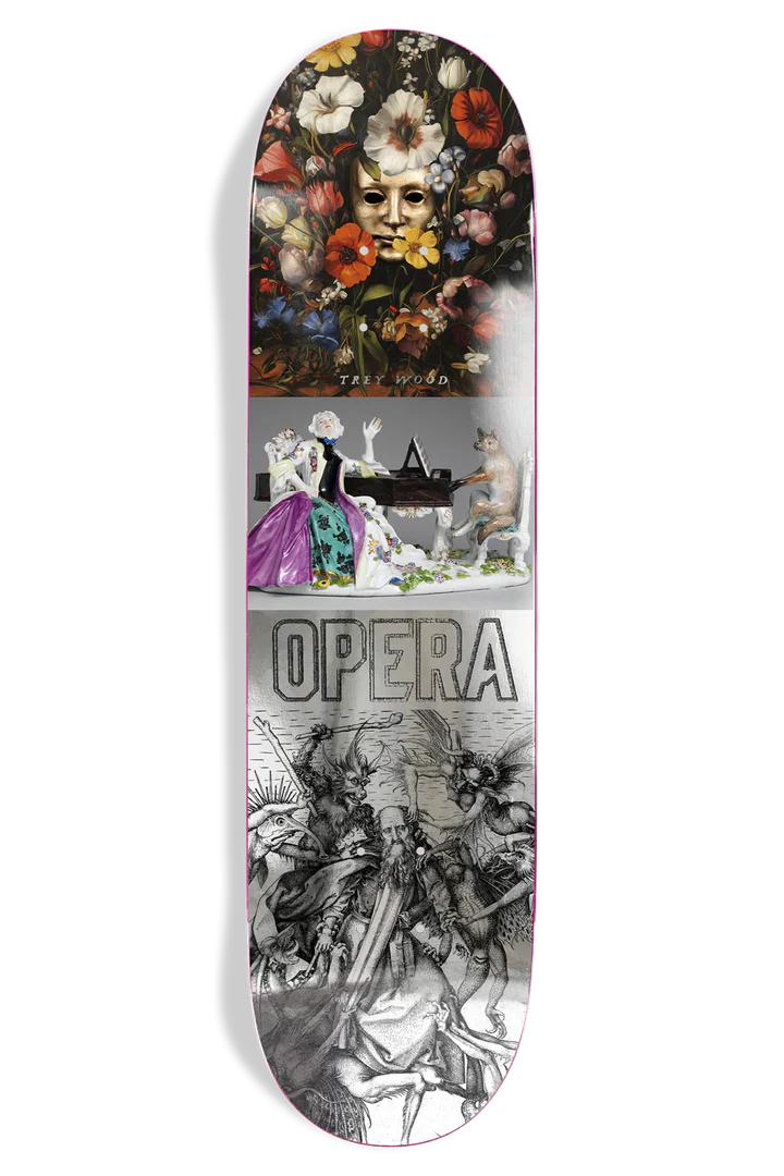 Opera Trey Wood Still Life 9" Skateboard Deck