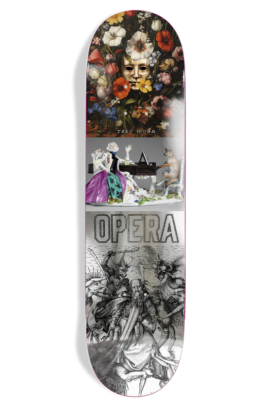 Opera Trey Wood Still Life 9" Skateboard Deck