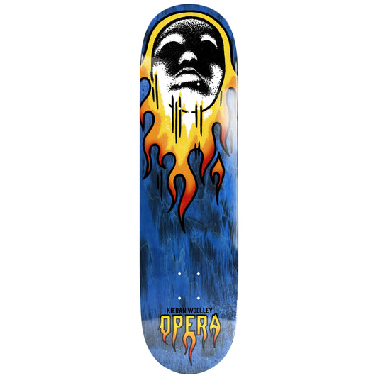 Opera Kieran Woolley Flame EX7 Blue/Black 8" Skateboard Deck