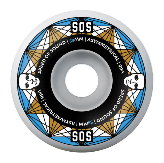 Opera SOS Heaters 99a 53mm Asymmetrical Skateboard Wheels