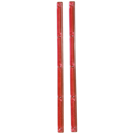 Opera Red Clear Skateboard (Set of 2) Rails