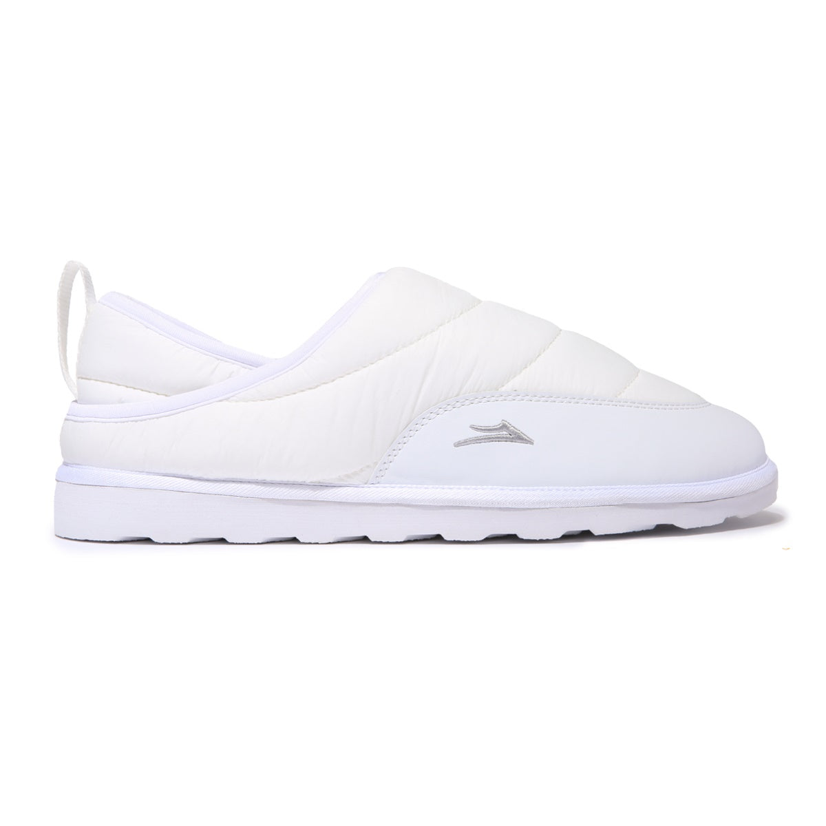 Lakai Shoes Owen Slipper - White Nylon - Bow Shock Marketplace