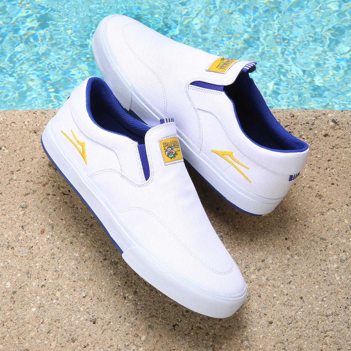 Lakai Shoes Owen VLK SMU - White/White Canvas - Bow Shock Marketplace