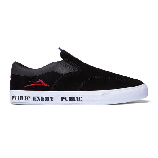 Lakai Shoes Owen VLK - Black/Red Suede - Bow Shock Marketplace