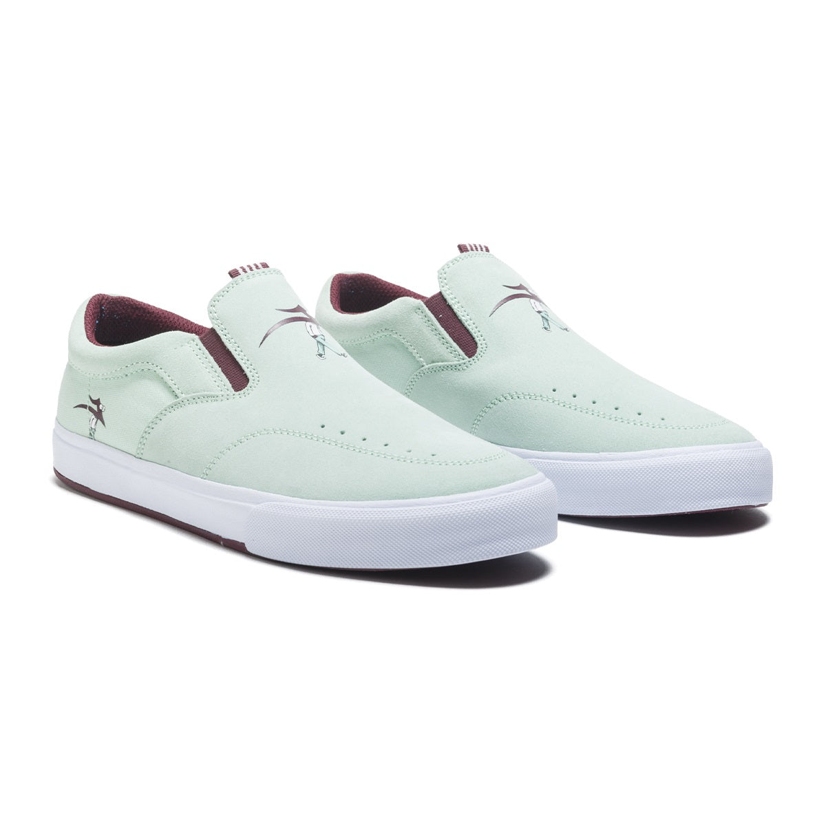 Lakai Shoes Owen VLK - Mint Suede - Bow Shock Marketplace