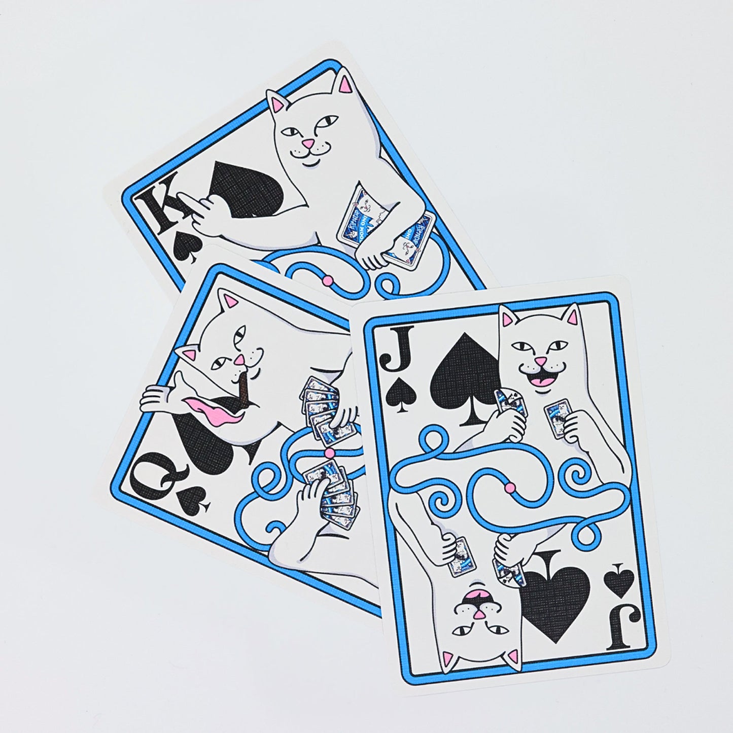 Room One x RIPNDIP Playing Cards (Blue Lord Nermal)