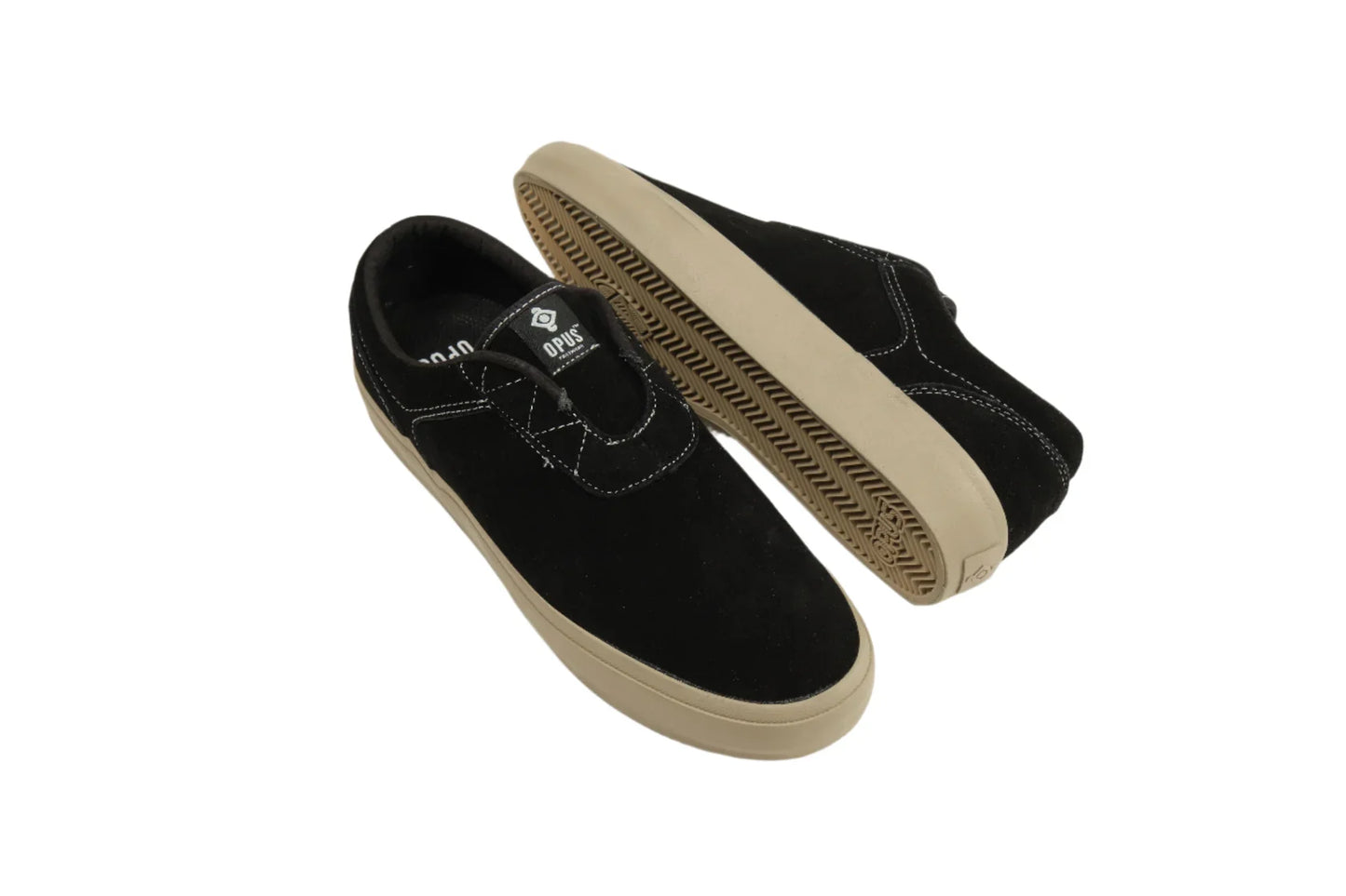 Opus Honey Slip - Vulc - Black Suede / Cream