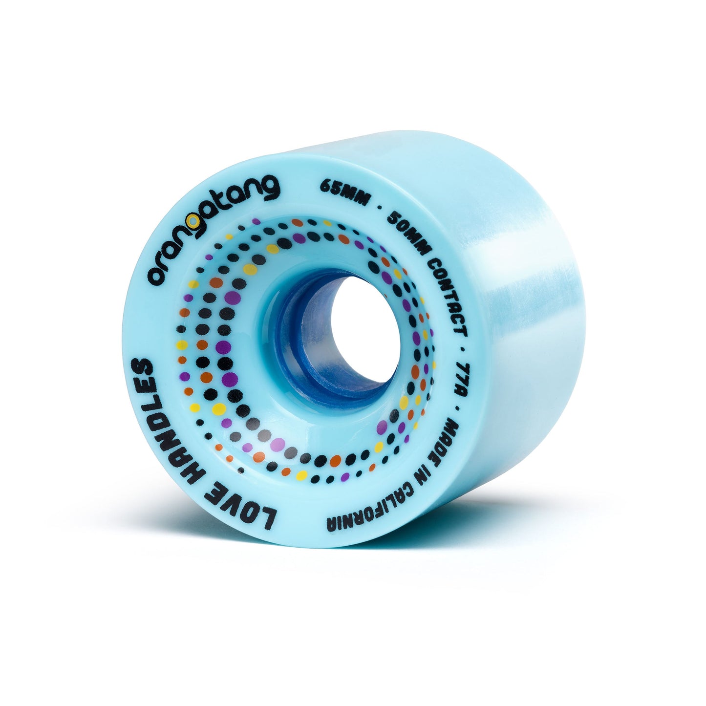 Orangatang Love Handles 65mm 77a Longboard Wheels - Blue (Set of 4) - Bow Shock Marketplace