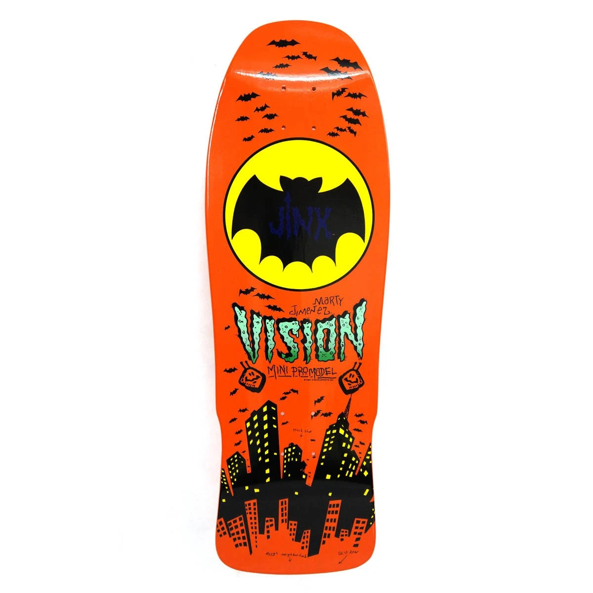 Vision Jinx Mini Modern Concave 10" Skateboard Deck - Bow Shock Marketplace