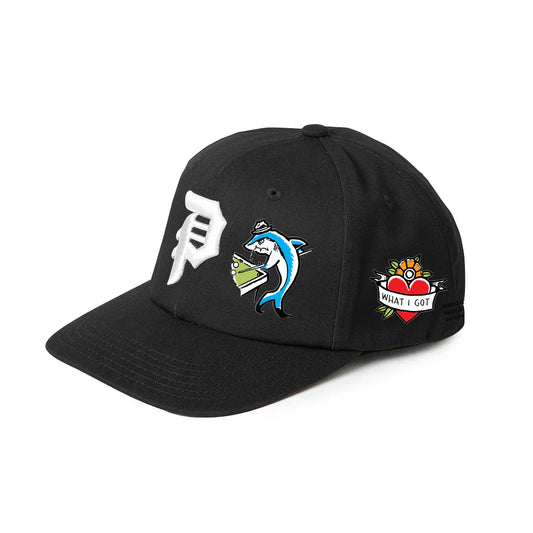 Primitive x Sublime Badfish Black Snapback Hat