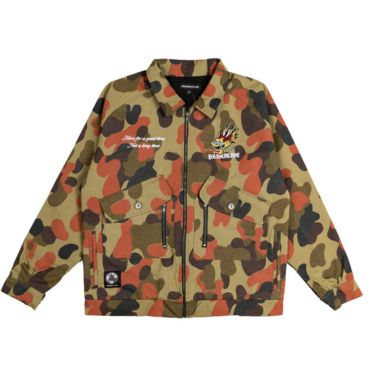 Primitive Good Time Camo Canvas Work Jacket