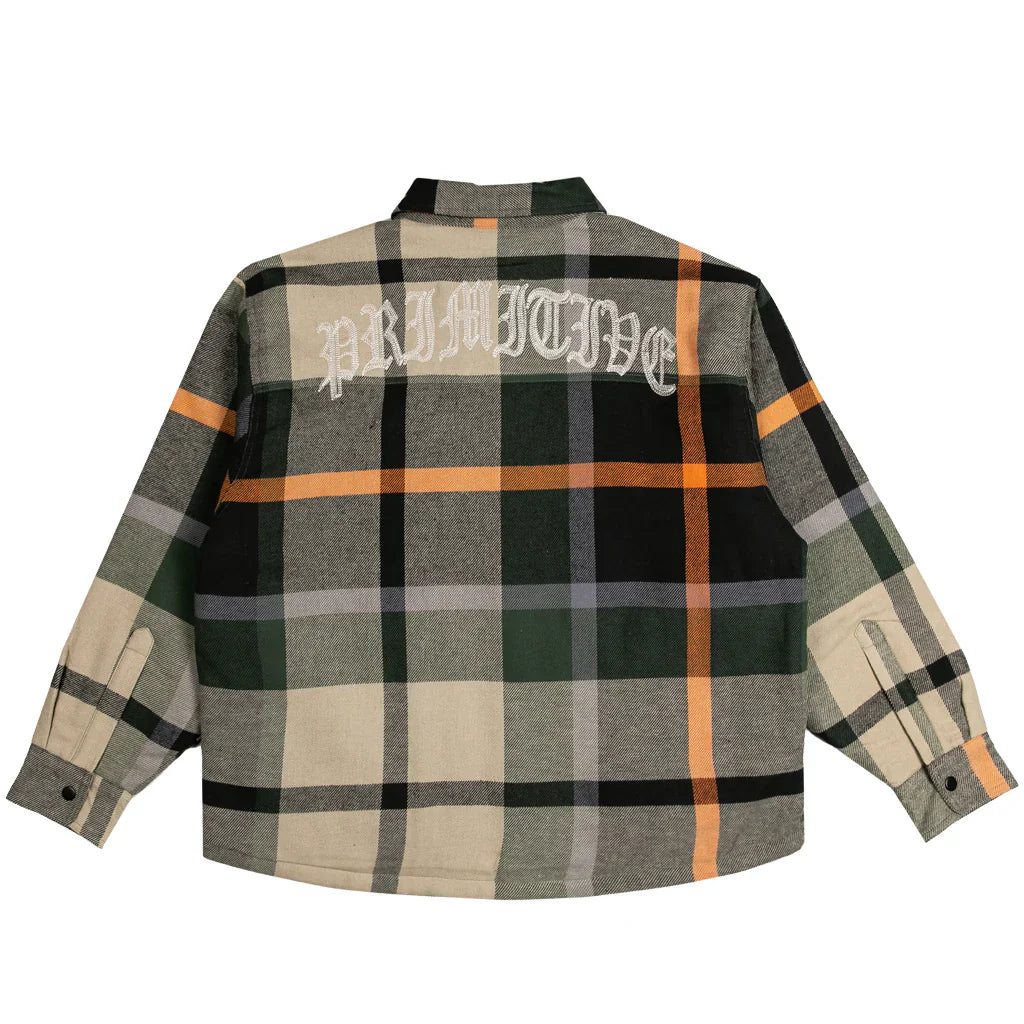 Primitive Circuit Flannel Khaki Jacket